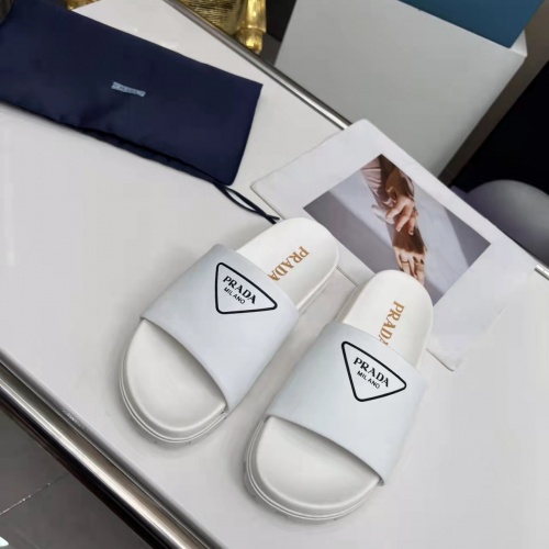 Replica Prada Slippers For Women #980581 $64.00 USD for Wholesale