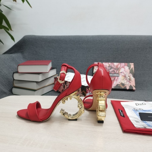 Replica Dolce&Gabbana D&G Sandal For Women #980682 $140.00 USD for Wholesale