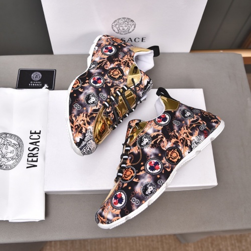 Replica Versace Casual Shoes For Men #980732 $88.00 USD for Wholesale