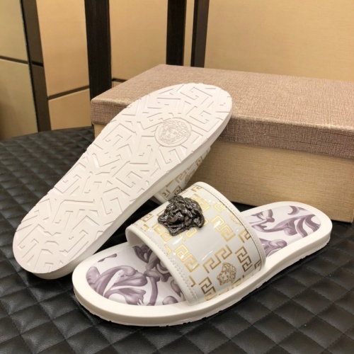 Replica Versace Slippers For Men #980807 $48.00 USD for Wholesale