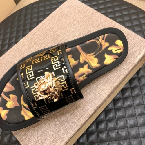 Replica Versace Slippers For Men #980808 $48.00 USD for Wholesale