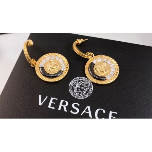 Replica Versace Earrings For Women #980845 $25.00 USD for Wholesale