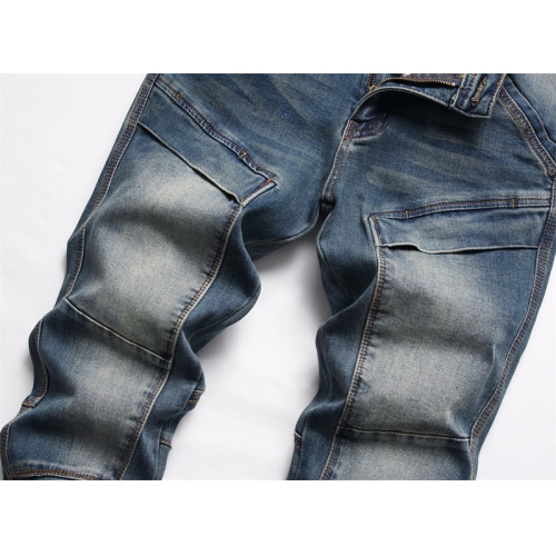Replica Balmain Jeans For Men #981077 $48.00 USD for Wholesale