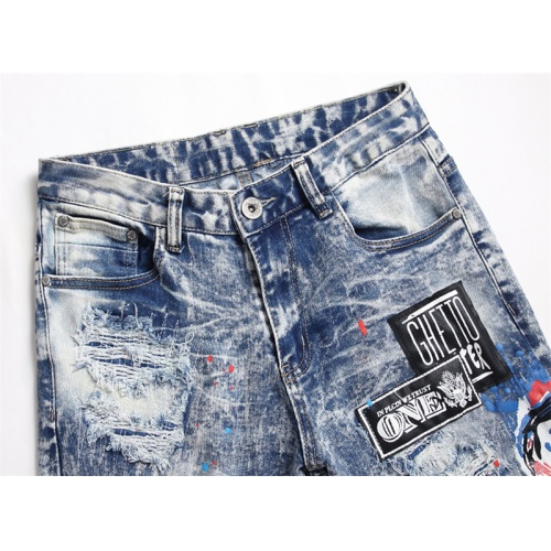 Replica Philipp Plein PP Jeans For Men #981082 $48.00 USD for Wholesale