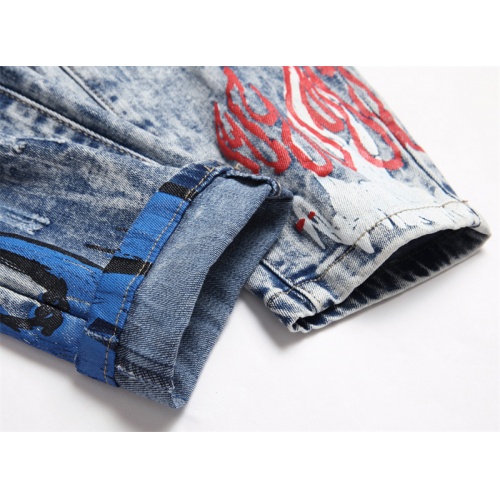 Replica Philipp Plein PP Jeans For Men #981082 $48.00 USD for Wholesale