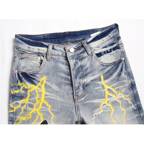 Replica Philipp Plein PP Jeans For Men #981083 $48.00 USD for Wholesale