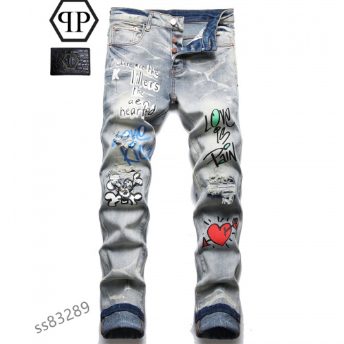 Philipp Plein PP Jeans For Men #981085 $48.00 USD, Wholesale Replica Philipp Plein PP Jeans