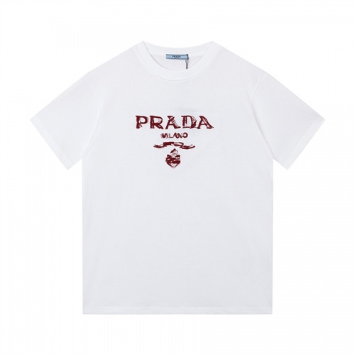 Prada T-Shirts Short Sleeved For Unisex #981149