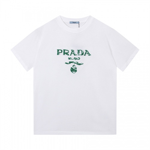 Prada T-Shirts Short Sleeved For Unisex #981150