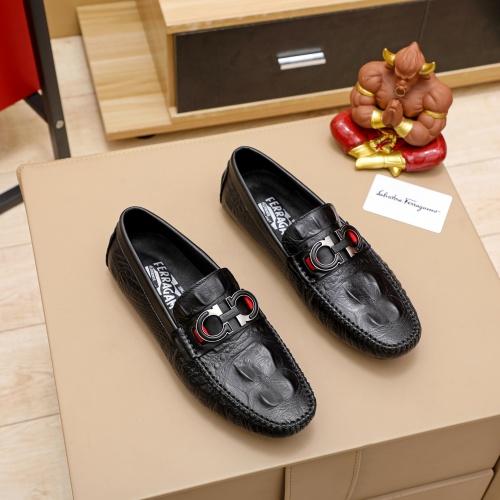 Replica Ferragamo Salvatore FS Leather Shoes For Men #981208 $68.00 USD for Wholesale