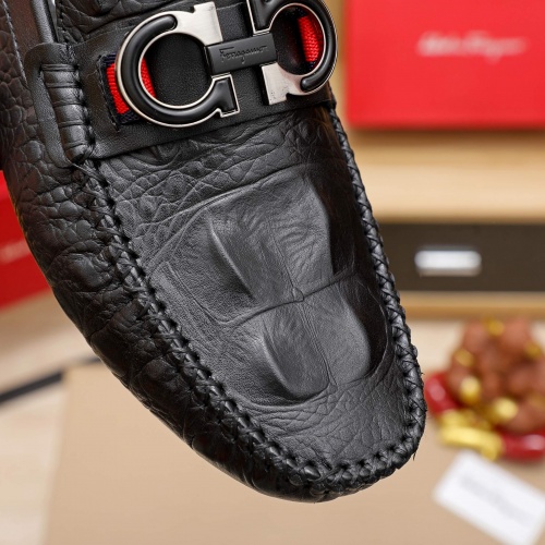 Replica Ferragamo Salvatore FS Leather Shoes For Men #981208 $68.00 USD for Wholesale