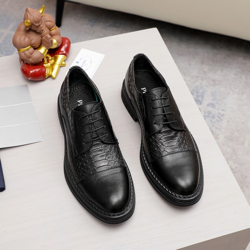 Replica Prada Leather Shoes For Men #981251 $82.00 USD for Wholesale