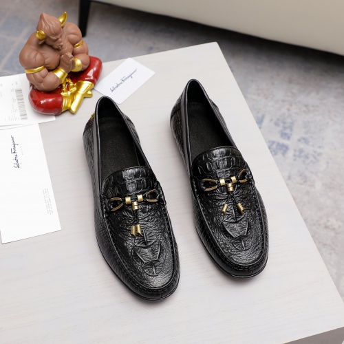 Ferragamo Salvatore FS Leather Shoes For Men #981287