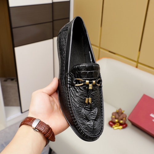 Replica Ferragamo Salvatore FS Leather Shoes For Men #981287 $72.00 USD for Wholesale