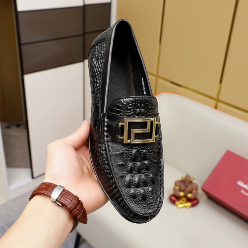 Replica Ferragamo Salvatore FS Leather Shoes For Men #981290 $72.00 USD for Wholesale