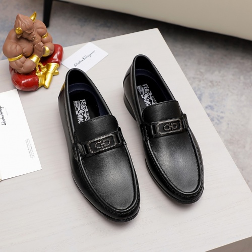 Ferragamo Salvatore FS Leather Shoes For Men #981306