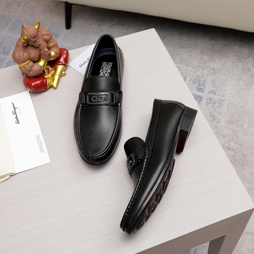 Replica Ferragamo Salvatore FS Leather Shoes For Men #981306 $82.00 USD for Wholesale