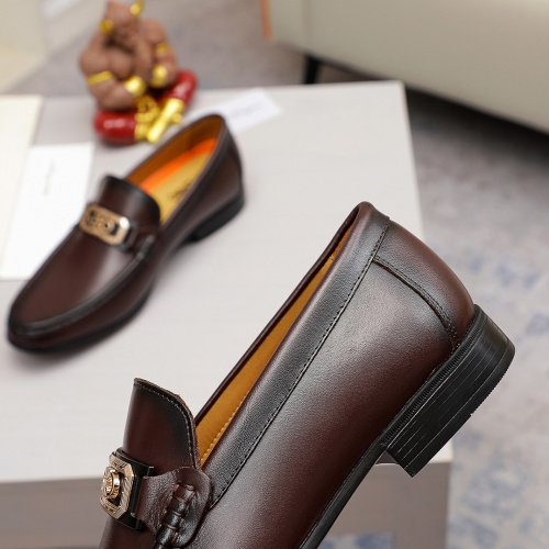 Replica Ferragamo Salvatore FS Leather Shoes For Men #981308 $82.00 USD for Wholesale