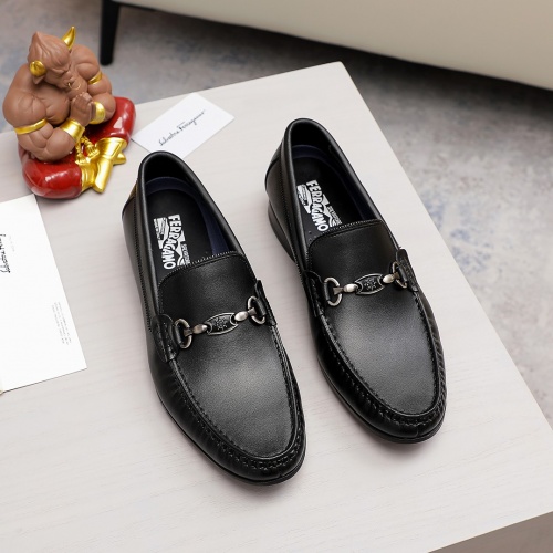 Salvatore Ferragamo Leather Shoes For Men #981309 $82.00 USD, Wholesale Replica Salvatore Ferragamo Leather Shoes