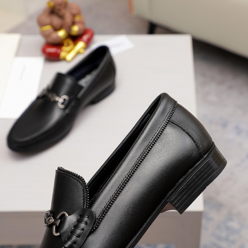 Replica Salvatore Ferragamo Leather Shoes For Men #981309 $82.00 USD for Wholesale