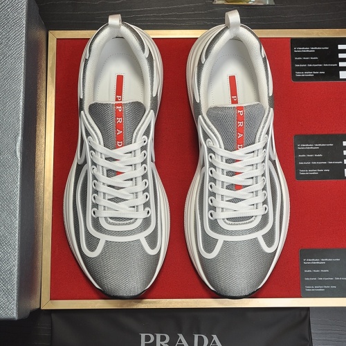 Replica Prada Casual Shoes For Men #981460 $98.00 USD for Wholesale