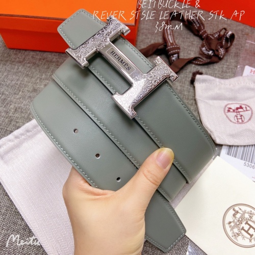 Replica Hermes AAA Quality Belts For Men #981464 $56.00 USD for Wholesale