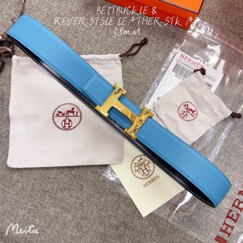 Replica Hermes AAA Quality Belts For Men #981466 $56.00 USD for Wholesale
