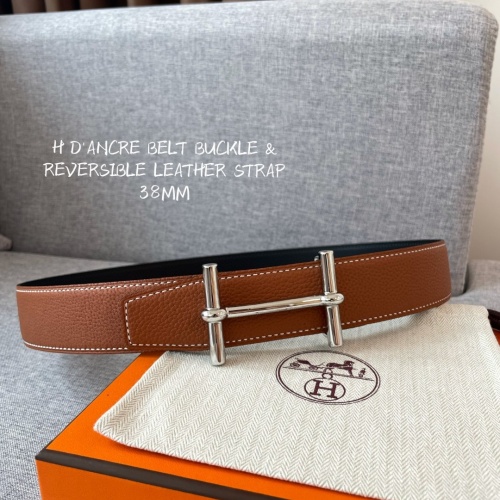 Replica Hermes AAA Quality Belts For Men #981472 $56.00 USD for Wholesale