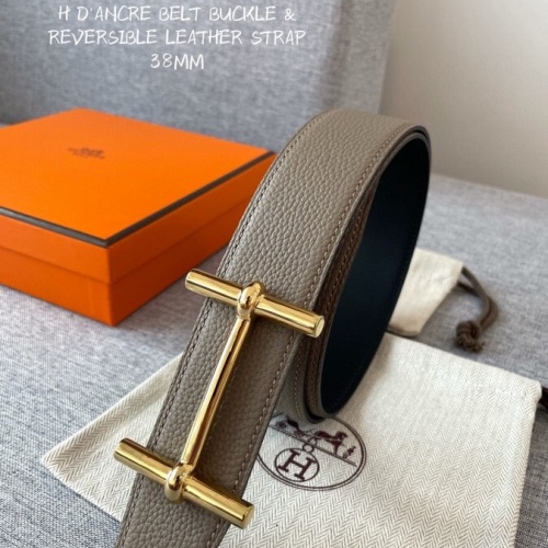 Replica Hermes AAA Quality Belts For Men #981473 $56.00 USD for Wholesale