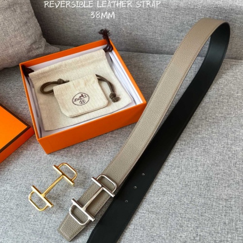 Replica Hermes AAA Quality Belts For Men #981475 $56.00 USD for Wholesale