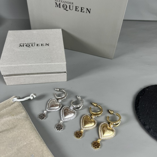 Replica Alexander McQueen Earrings For Women #981614 $39.00 USD for Wholesale