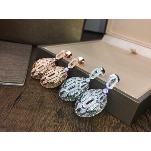 Replica Bvlgari Earrings For Women #982077 $42.00 USD for Wholesale