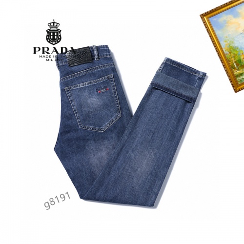 Replica Prada Jeans For Men #982451 $48.00 USD for Wholesale