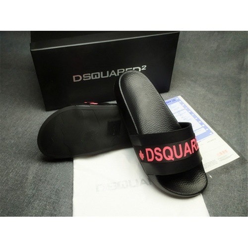 Replica Dsquared Slippers For Men #982470 $39.00 USD for Wholesale