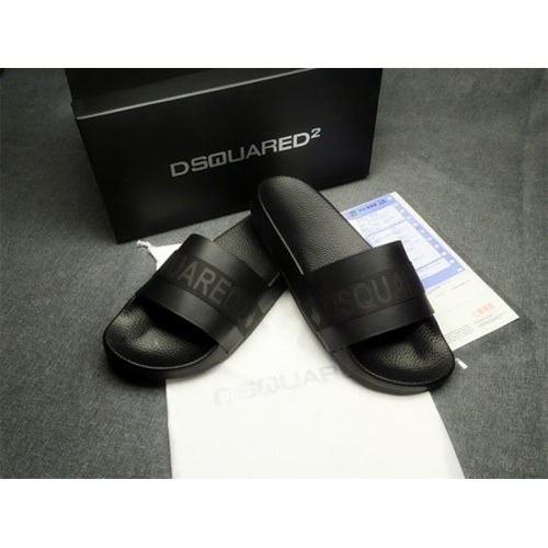 Replica Dsquared Slippers For Men #982471 $39.00 USD for Wholesale
