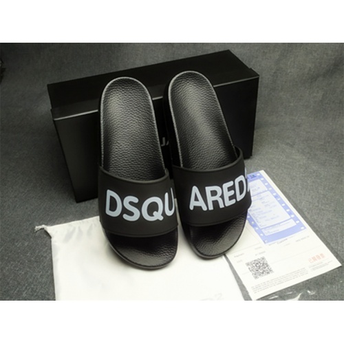 Replica Dsquared Slippers For Men #982478 $39.00 USD for Wholesale