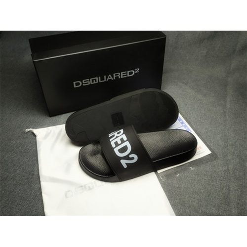 Replica Dsquared Slippers For Men #982478 $39.00 USD for Wholesale