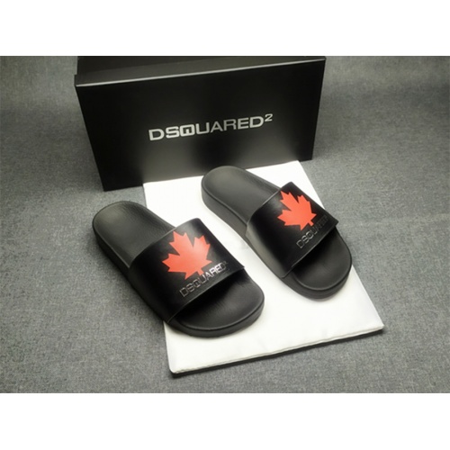 Replica Dsquared Slippers For Men #982480 $39.00 USD for Wholesale