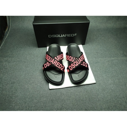 Dsquared Slippers For Men #982486 $42.00 USD, Wholesale Replica Dsquared Slippers