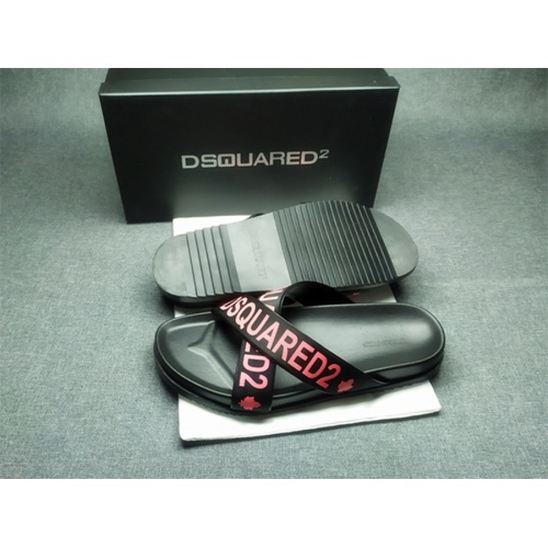 Replica Dsquared Slippers For Men #982486 $42.00 USD for Wholesale