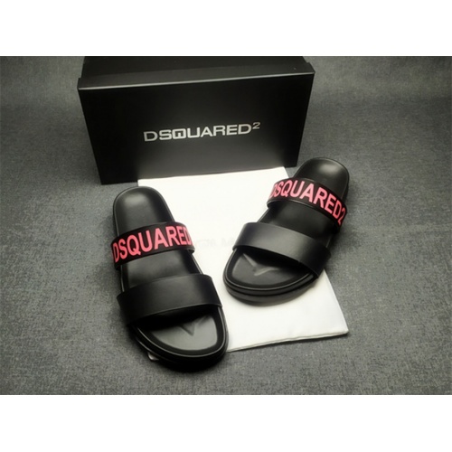 Replica Dsquared Slippers For Men #982487 $42.00 USD for Wholesale