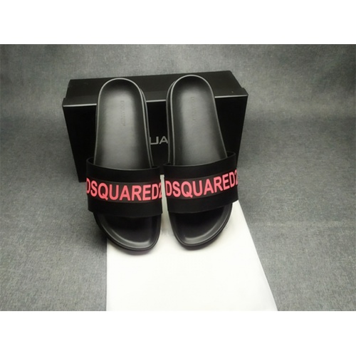 Replica Dsquared Slippers For Men #982488 $42.00 USD for Wholesale