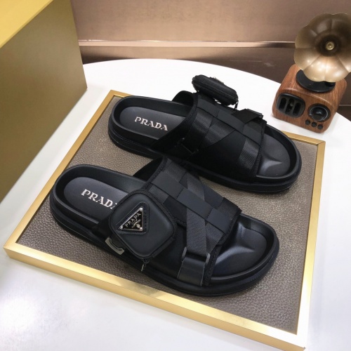 Replica Prada Slippers For Men #982561 $64.00 USD for Wholesale