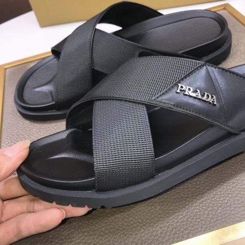Replica Prada Slippers For Men #982566 $60.00 USD for Wholesale