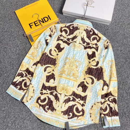 Replica Versace Shirts Long Sleeved For Men #982626 $52.00 USD for Wholesale