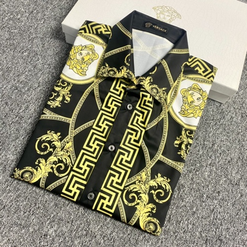 Replica Versace Shirts Long Sleeved For Men #982630 $52.00 USD for Wholesale
