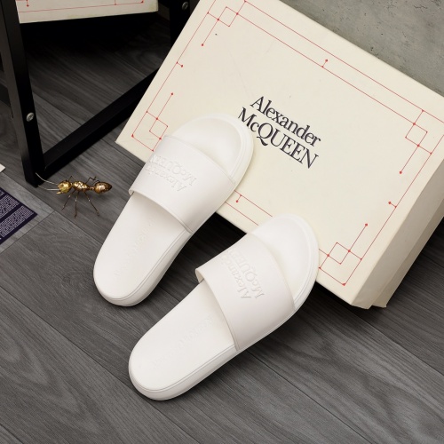 Replica Alexander McQueen Slippers For Men #982659 $45.00 USD for Wholesale