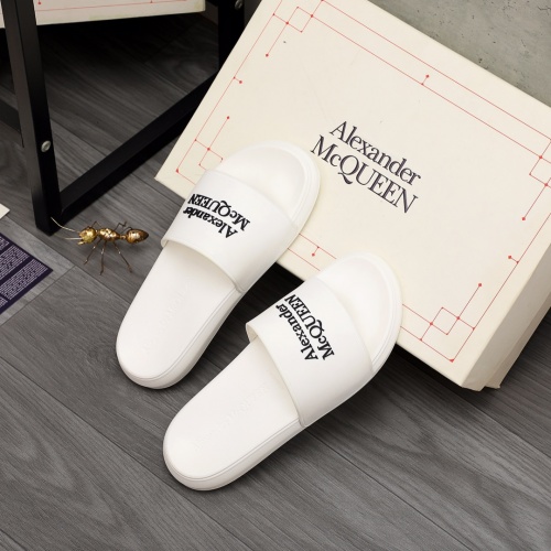 Replica Alexander McQueen Slippers For Men #982660 $45.00 USD for Wholesale