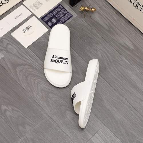 Replica Alexander McQueen Slippers For Men #982660 $45.00 USD for Wholesale