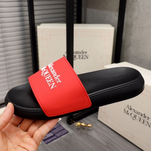 Replica Alexander McQueen Slippers For Men #982661 $45.00 USD for Wholesale